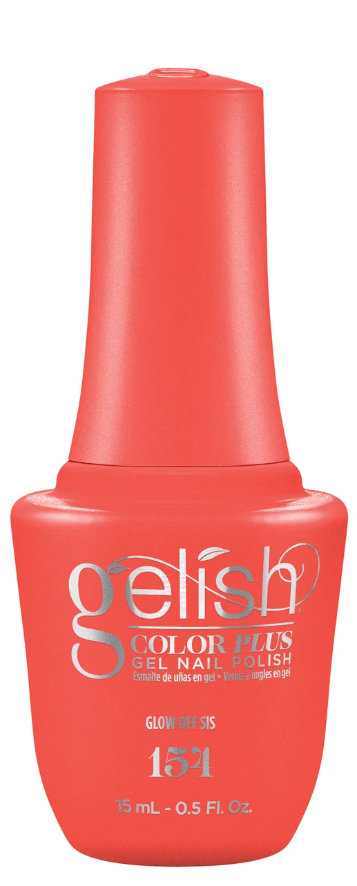 Gelish Color Plus Gel Nail Polish Glow Off Sis - 0.5 fl oz