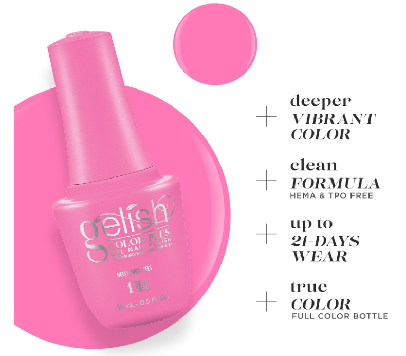 Gelish Color Plus Gel Nail Polish Heels Over Feels - 0.5 fl oz