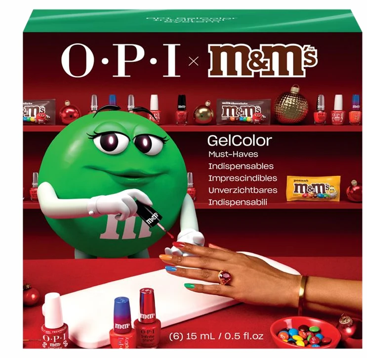OPI GelColor Sweeten Your Mani x m&m Holiday 2026 Collection Add-On Kit #2