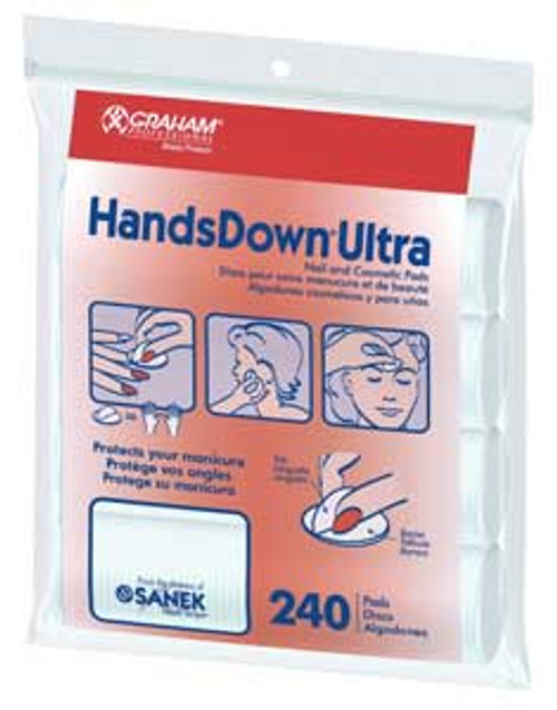 HANDSDOWN Ultra Nail & Cosmetic Pads - 240 Pads/Bag