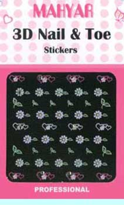 3D Nail & Toe Stickers - K03