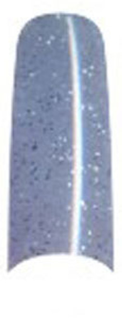Lamour Color Nail Tips: Glitter Blue - 110ct