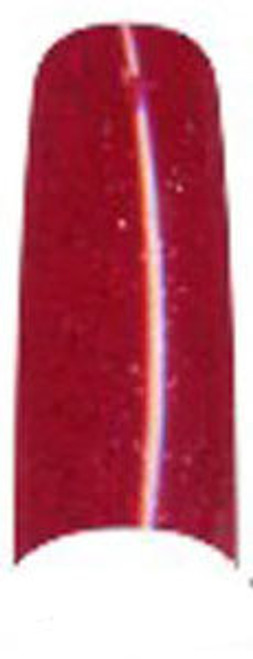 Lamour Color Nail Tips: Glitter Red - 110ct