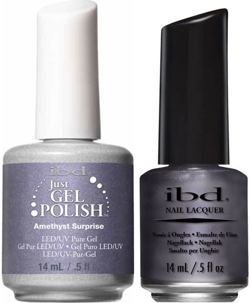 ibd Just Gel Polish & Nail Lacquer Amethyst Suprise - .5oz