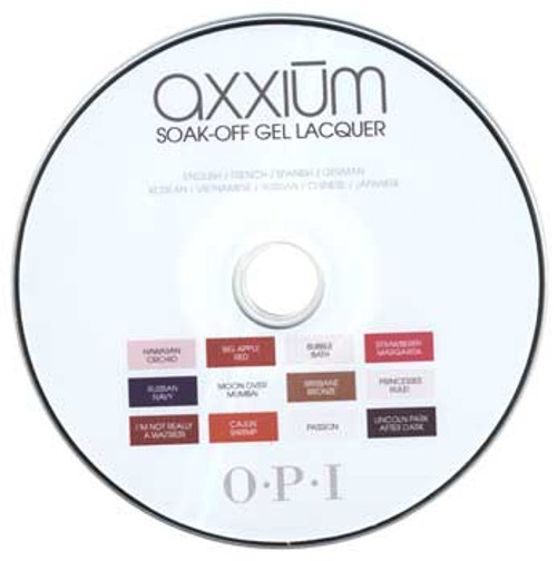 OPI Axxium Soak -Off Gel System DVD