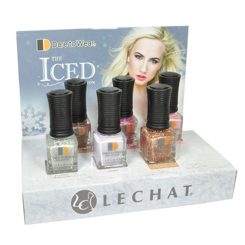 LeChat The Iced Collection 6 mini Nail Lacquer .25 fl oz/ 7.4 ml