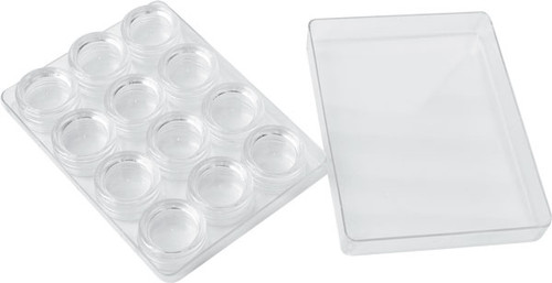 Clear Jar Storage Set 12 pcs - 3ml