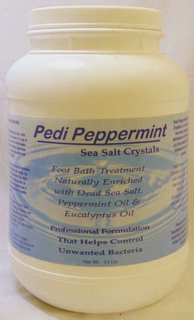 Spa Perpermint Pedicure Salt Crystal - 9.5 lbs