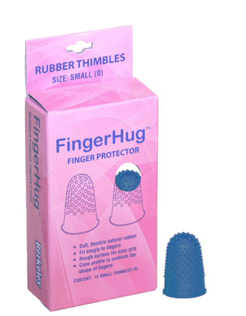 FingerHug Finger Protector Rubber Thimbles - Size 0 / Small