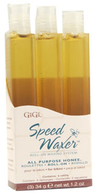 GiGi Medium Honee Wax Refill - 3pk