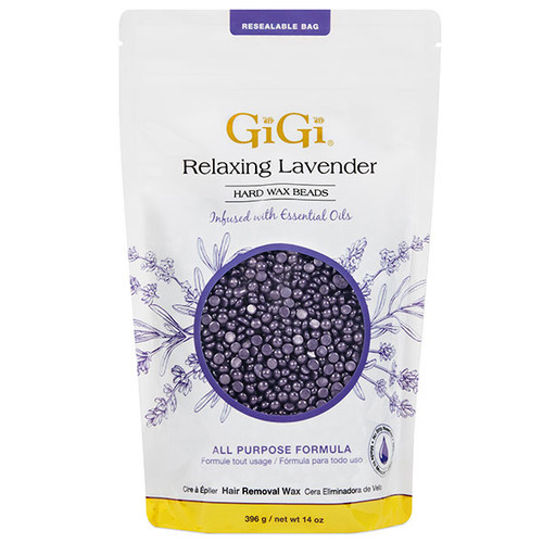 GiGi Relaxing Lavender Hard Wax Beads - 396 g / 14 oz