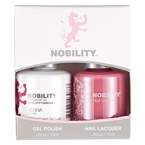 LeChat Nobility Gel Polish & Nail Lacquer Duo Set Sienna - .5 oz / 15 ml