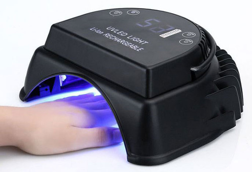 NDi beauty Cordless LED/UV Black Nail Lamp 64 watts