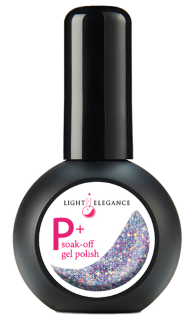 Light Elegance P+ Glitter Gel Polish  In My Happy Place - 15 ml