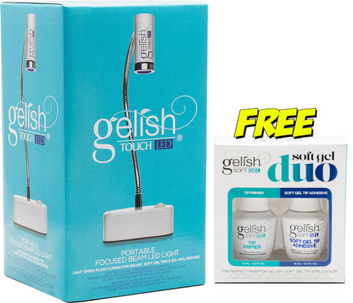 Nail Harmony Gelish Touch LED Light with Soft Gel Duo FREE!