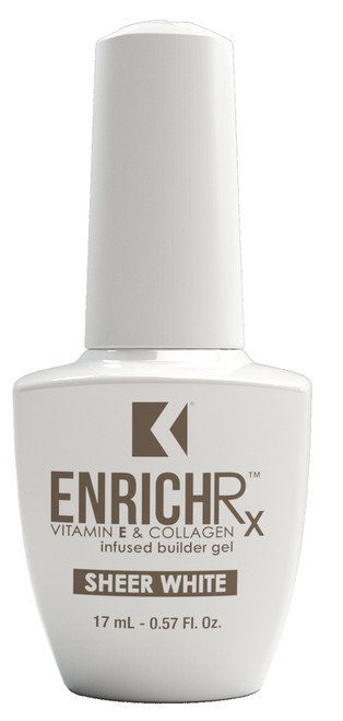 Kupa EnrichRx Builder Gel Sheer White - 17 mL / 0.57 fl oz