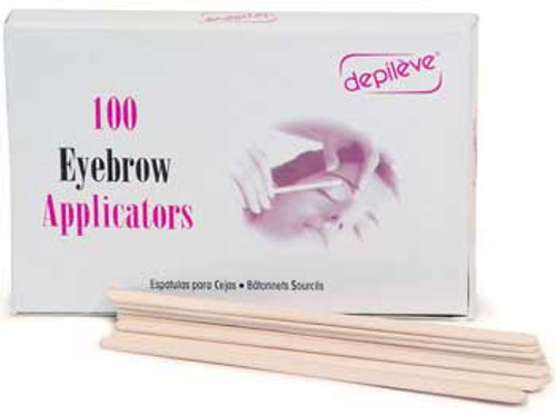 Depileve Eyebrow Applicators - 100 ct
