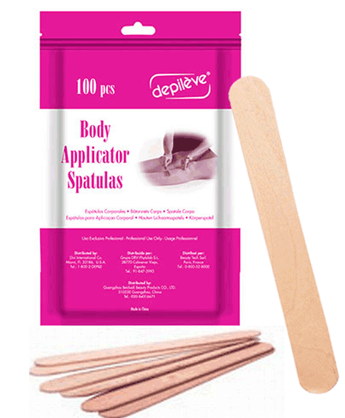 DEPILEVE Wooden Body Applicators - 100 ct