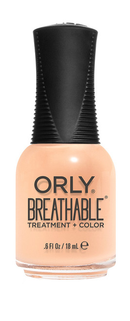 Orly Breathable Treatment + Color Peaches and Dreams - .6 oz / 18 mL - OPEN BOX***NON-RETURNABLE