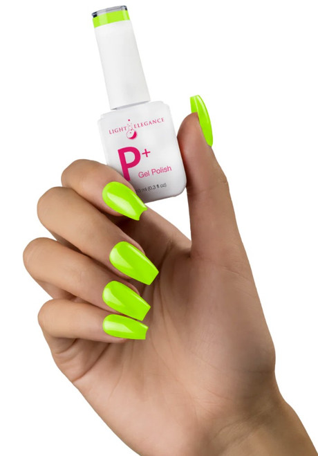 Light Elegance P+ Color Gel Polish Groovy Green - 10 ml