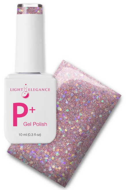 Light Elegance P+ Glitter Gel Polish Free Spirit - 10 ml