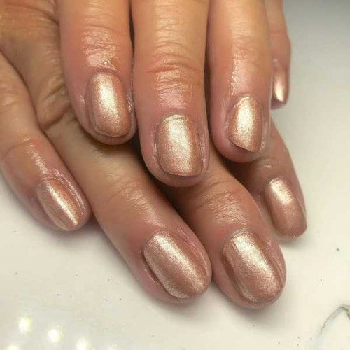 DND - Gel & Lacquer - Champagne Sparkles - #710