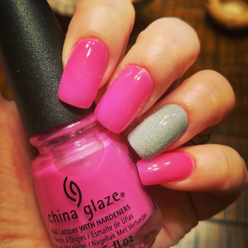 China Glaze Nail Polish lacquer Be Bright Back - 0.5 oz