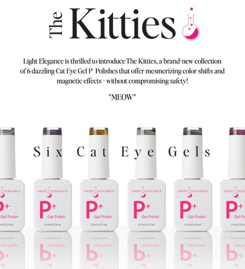 Light Elegance P+ NEW Kitties Bundle | Cat Eyes - 7 PC Light Elegance P+ NEW Kitties Bundle | Cat Eyes - 7 PC