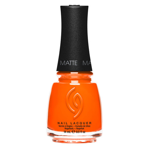 China Glaze Nail Polish Lacquer Orange Knockout - .5oz