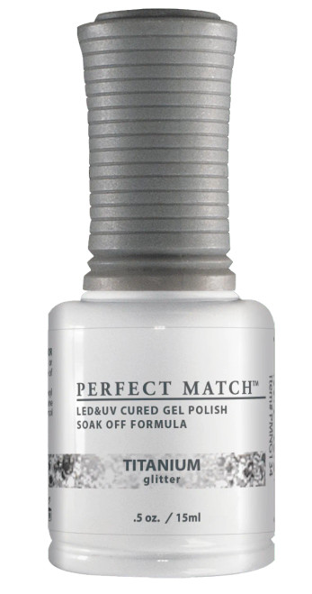 LeChat Perfect Match Gel Polish Titanium - 0.5oz. (15ml)