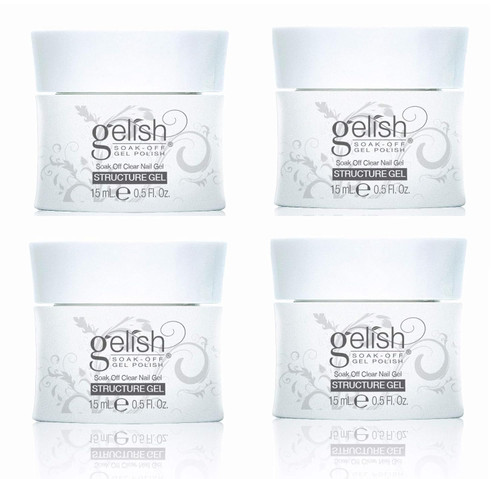 Gelish Structure Clear Gel 4 PC - .5 oz / 15ml