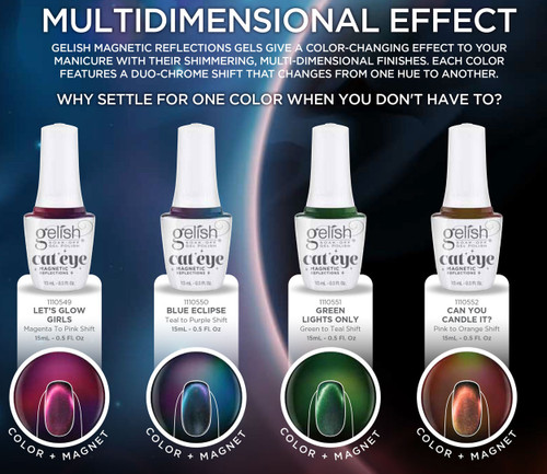 Gelish Flash GLAM & Cat Eye @ 50% OFF