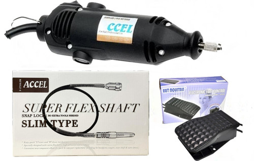 Accel 2-Way Rotary Drill Set - 3/32' Slim