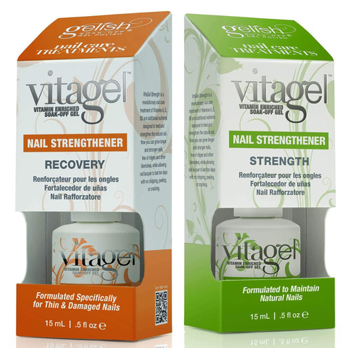Gelish Vitagel Brush Strengthener and Recovery Duo