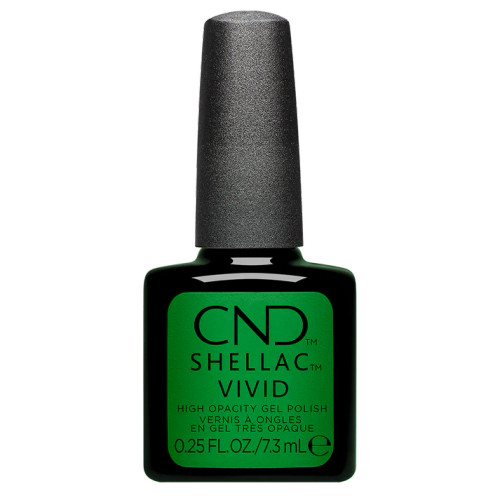 CND SHELLAC VIVID Shamrock Green - 0.25 fl. oz. / 7.3mL