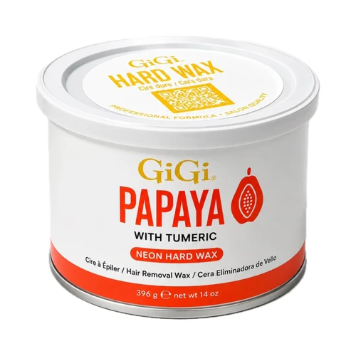 GiGi Neon Hard Wax Papaya - 14 oz