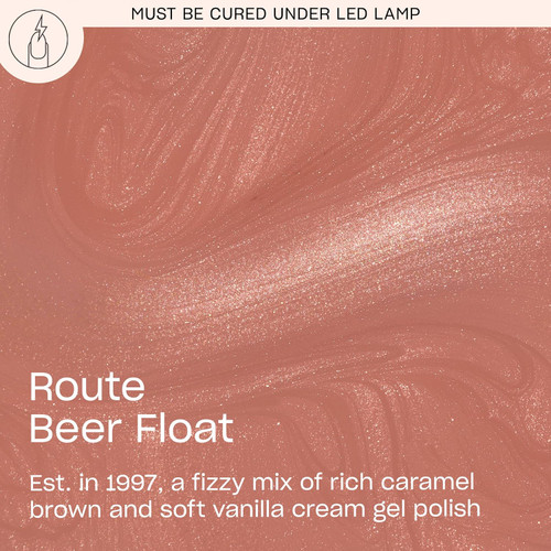 OPI GelColor Intelli-Gel Route Beer Float GCF043 - 0.5 oz (15 mL)