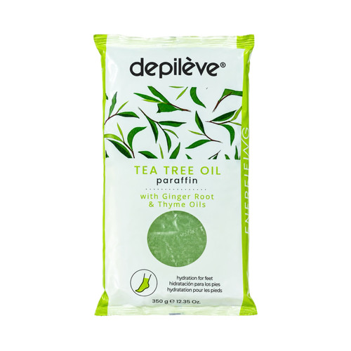 Depileve Tea Tree Paraffin - 350g 12.35 Oz.