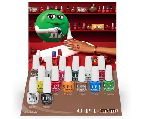 OPI GelColor Sweeten Your Mani x m&m Holiday 2026 Collection - 14PC Display