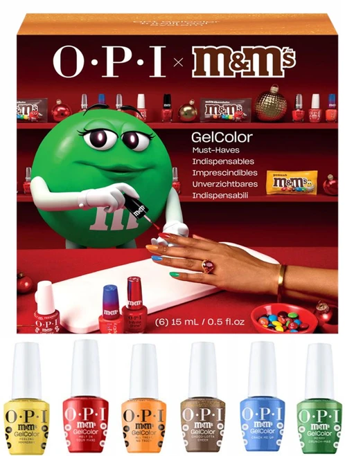 OPI GelColor Sweeten Your Mani x m&m Holiday 2026 Collection Add-On Kit #1
