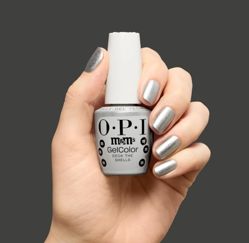 OPI x M&M'S GelColor Intelli-Gel Deck the Shells HPT08 - 0.5 oz (15 mL)