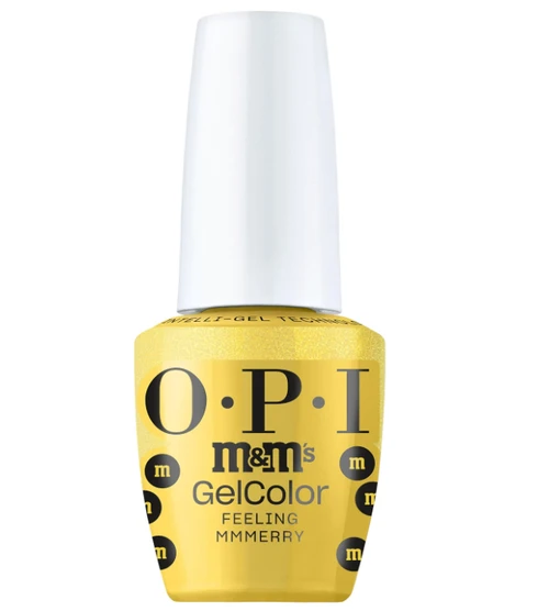 OPI x M&M'S GelColor Intelli-Gel Feeling Mmmerry HPT01- 0.5 oz (15 mL)