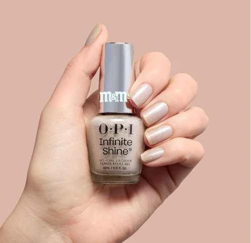 OPI x M&M'S Infinite Shine Candied Cutie HRT23 - .5 oz / 15 mL