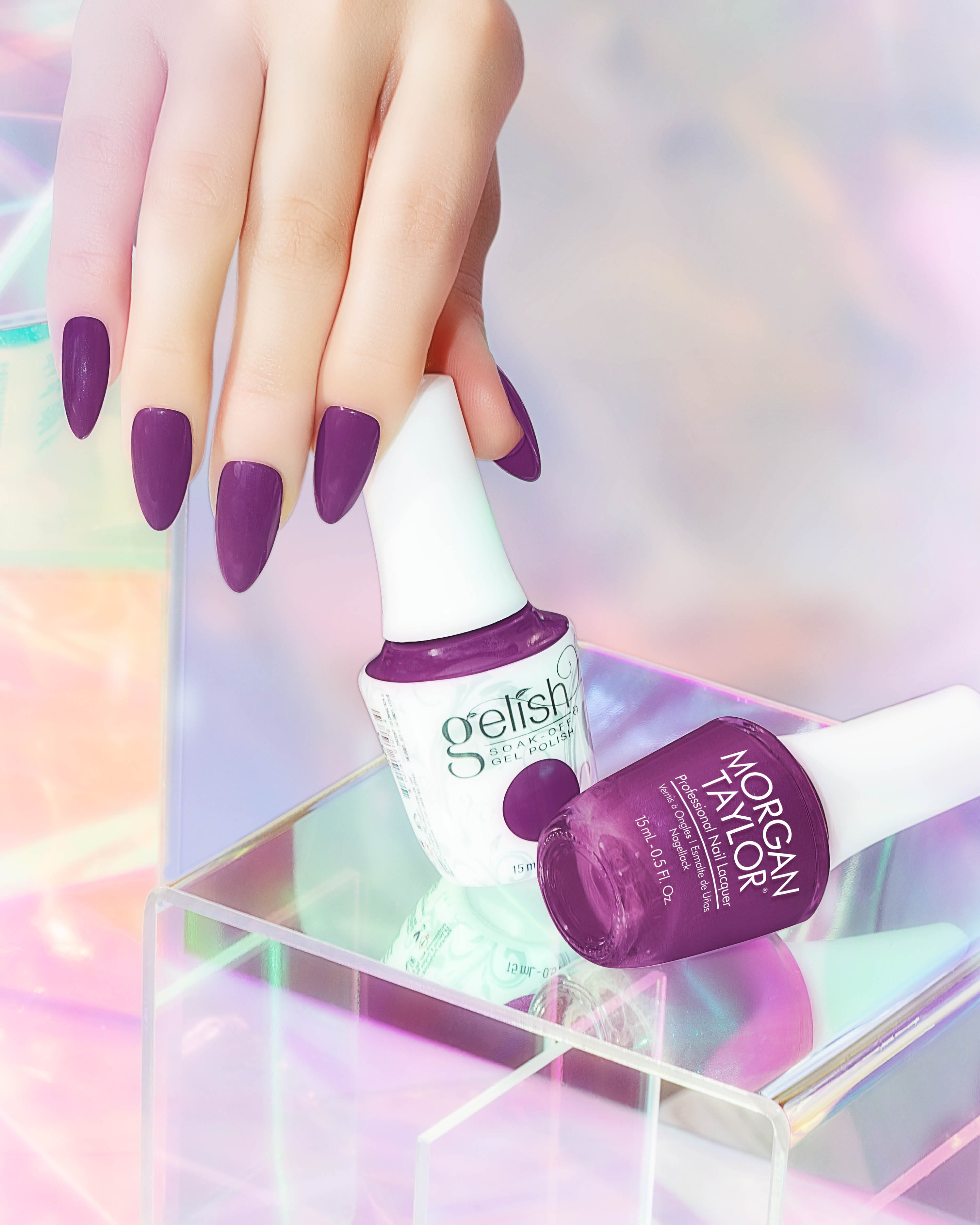Gelish & Morgan Taylor Spring 2026 Prism Blooms collection Duo