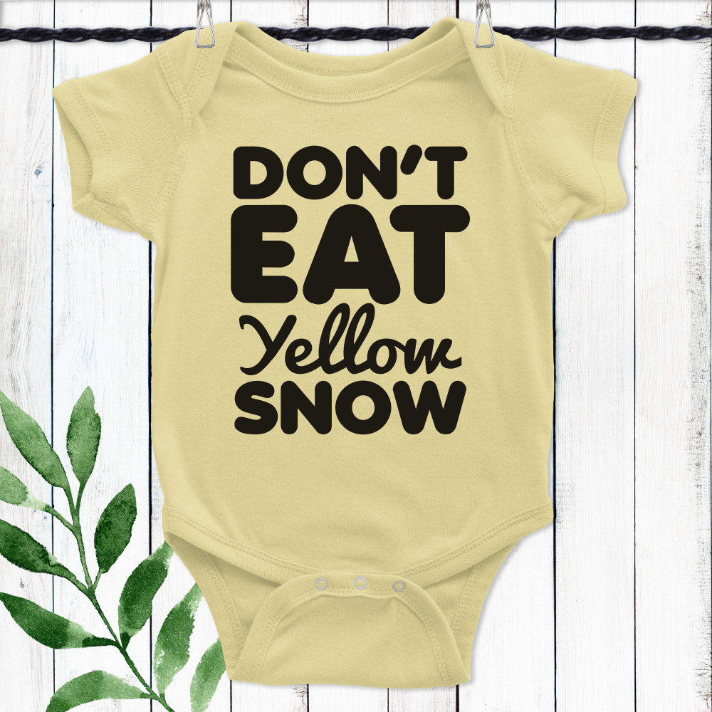 No Yellow Snow Baby + Kids Shirts
