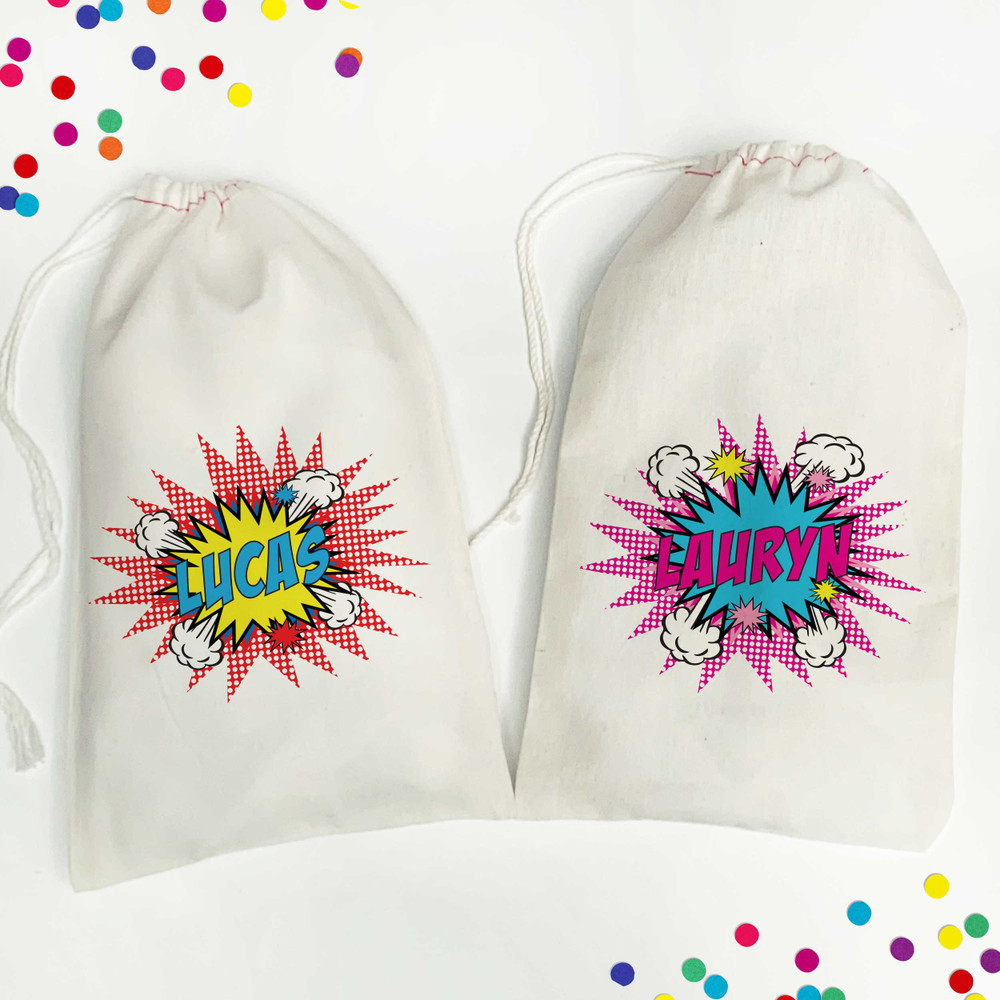 Pop Art Favor Bags