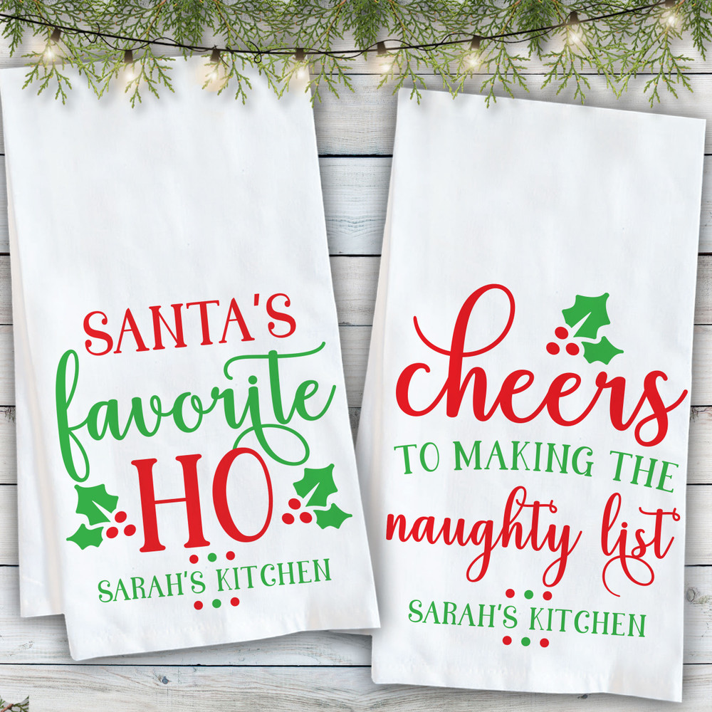 Santa's Favorite Ho Christmas Apron