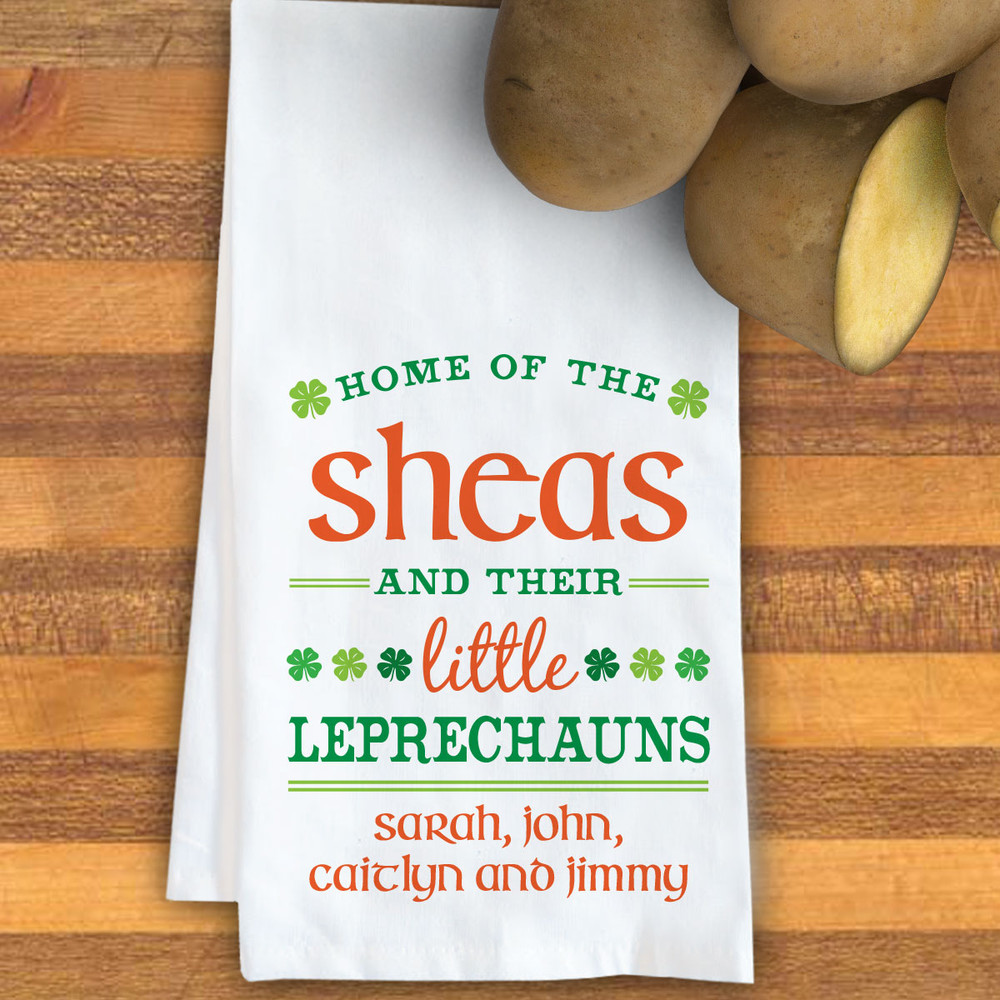 Little Leprechauns Kitchen Towel