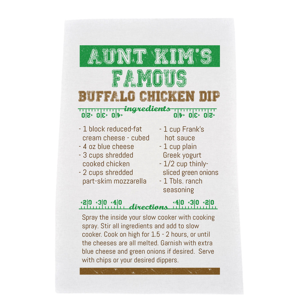 Game Day Recipe Kitchen Towel