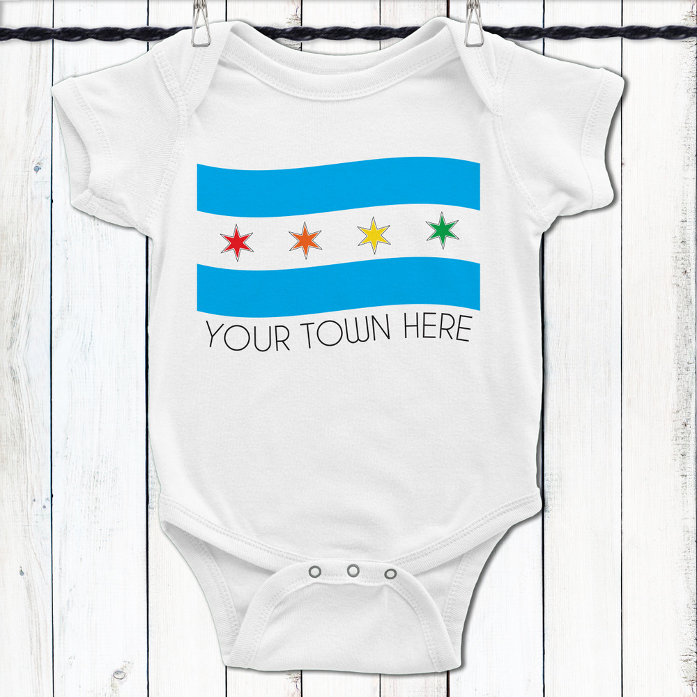 Chi Town Love & Pride Baby Shirt